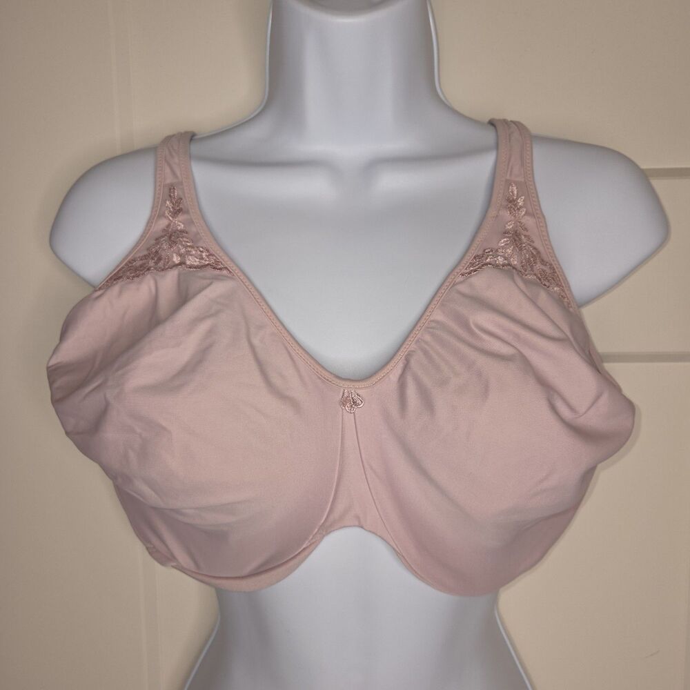 Bali Passion For Comfort Seamless Underwire Minimizer Bra Pink Women's 36DDD